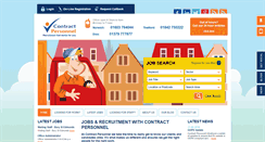 Desktop Screenshot of contract-personnel.com